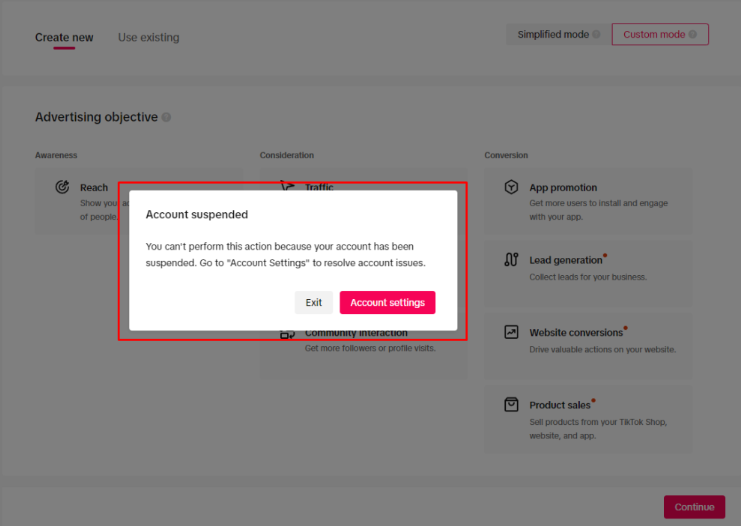 TikTok Ads Account Get Suspended and How to Resolve? 