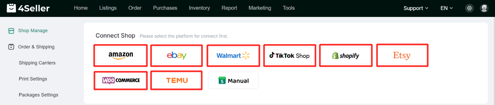 Multi-Platform & Multi-Store Integration