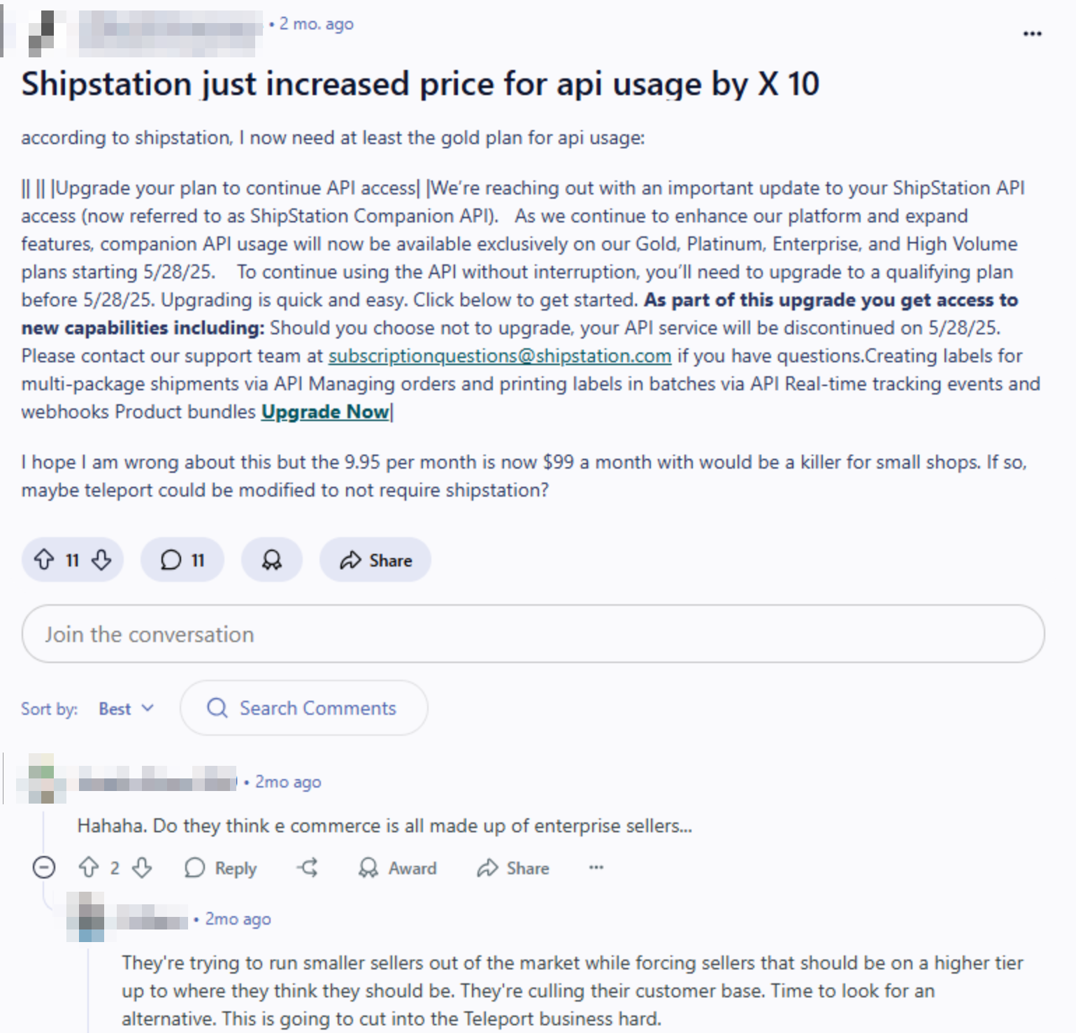 ShipStation’s API Price Jumps 10x—Why 4Seller Is a Smarter Choice for Small and Medium-sized Sellers?ShipStation’s API Price Jumps 10x—Why 4Seller Is a Smarter Choice for Small and Medium-sized Sellers?