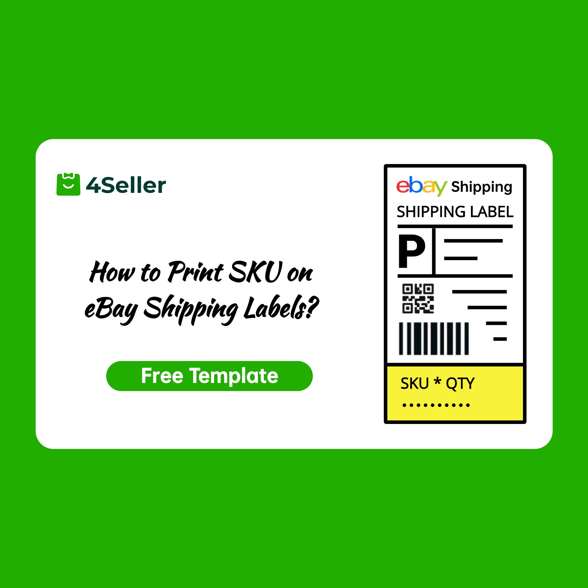 How to Print SKU on eBay Shipping Labels? 