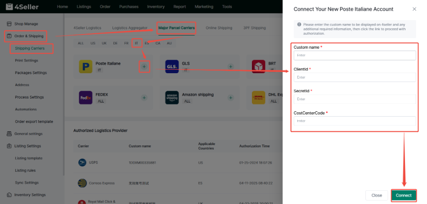 How to Use Poste Italiane Italy Integration to Efficiently Fulfill Temu Orders?