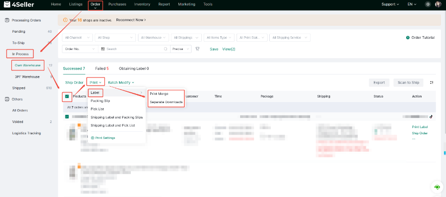 UPS UK Integration for Temu Fulfillment | Automate with 4Seller ERP