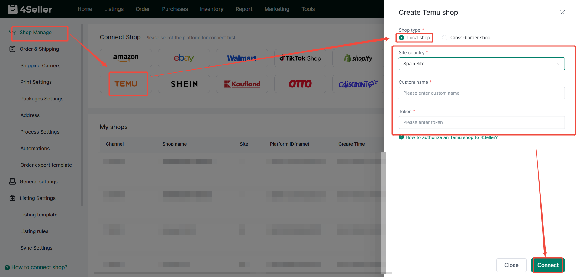 How to Use UPS Spain Integration with 4Seller for Efficient Temu Order Fulfillment?