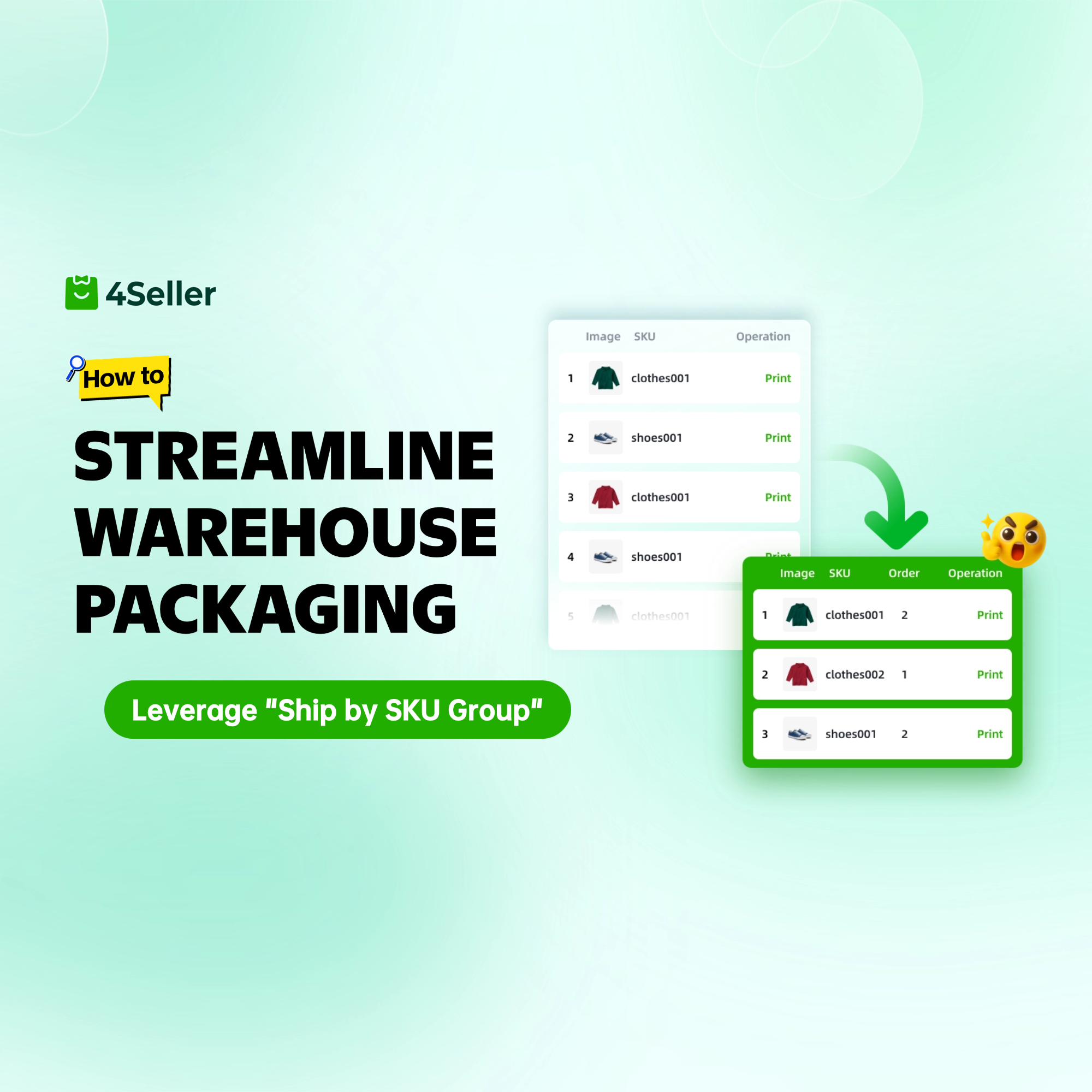How to Streamline Warehouse Packaging: 4Seller’s Ship by SKU Group Feature Explained