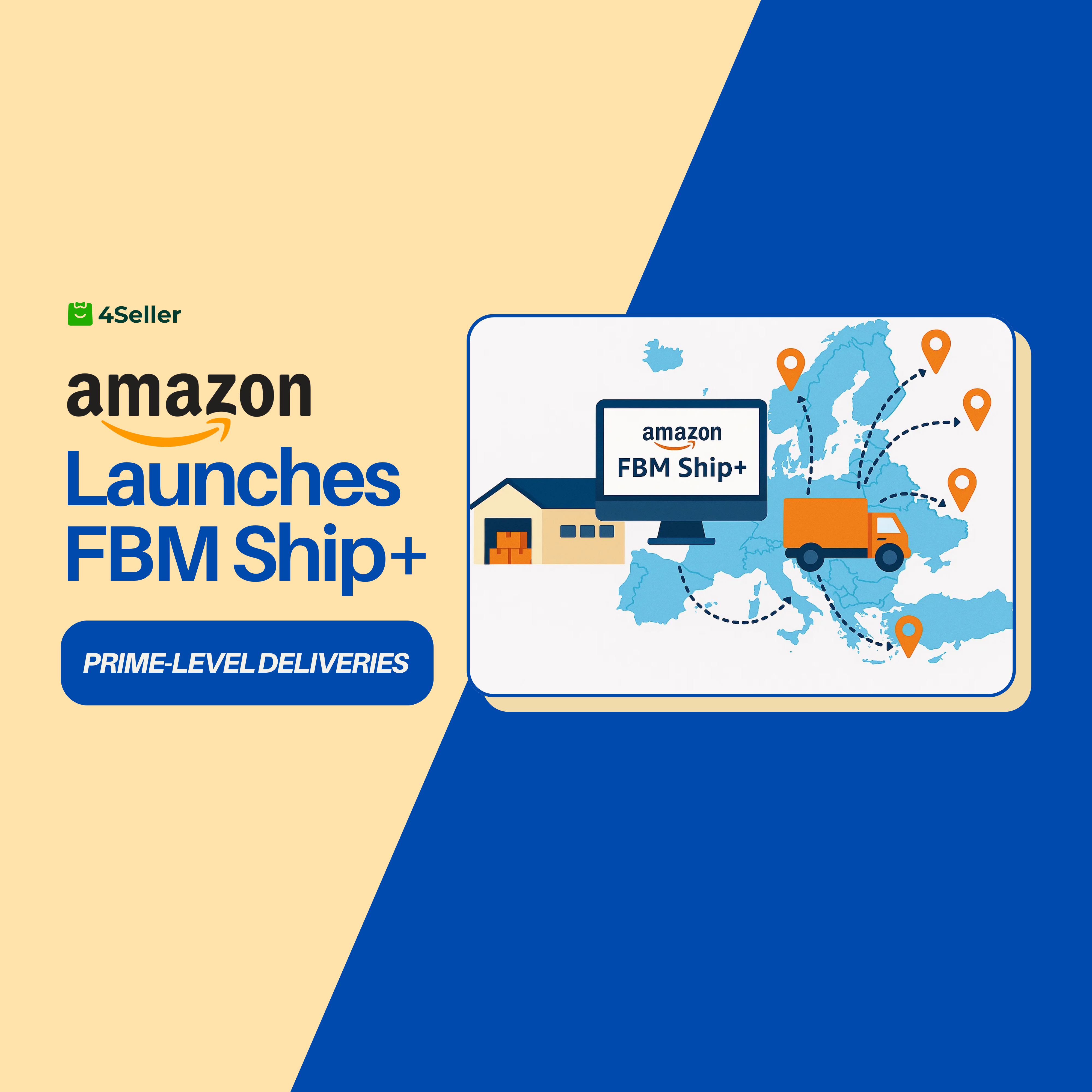 Amazon Launches FBM Ship+ Across Europe to Accelerate Prime-Level Deliveries Without FBA Fees