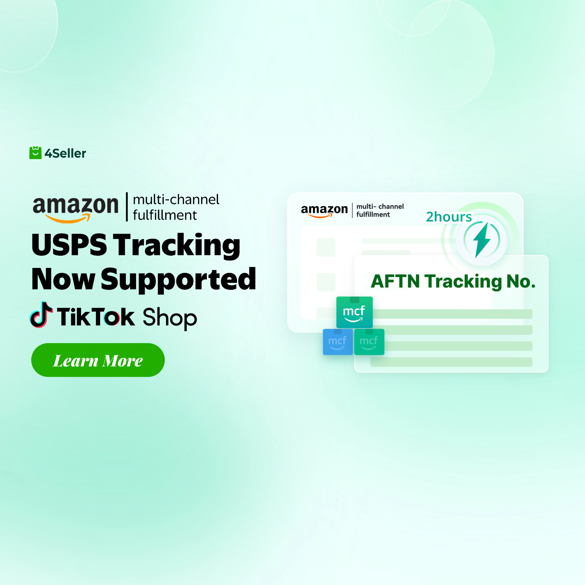 Amazon MCF USPS Tracking Now Supported on TikTok Orders via 4Seller ERP – Get Tracking Numbers in Just 2 Hours