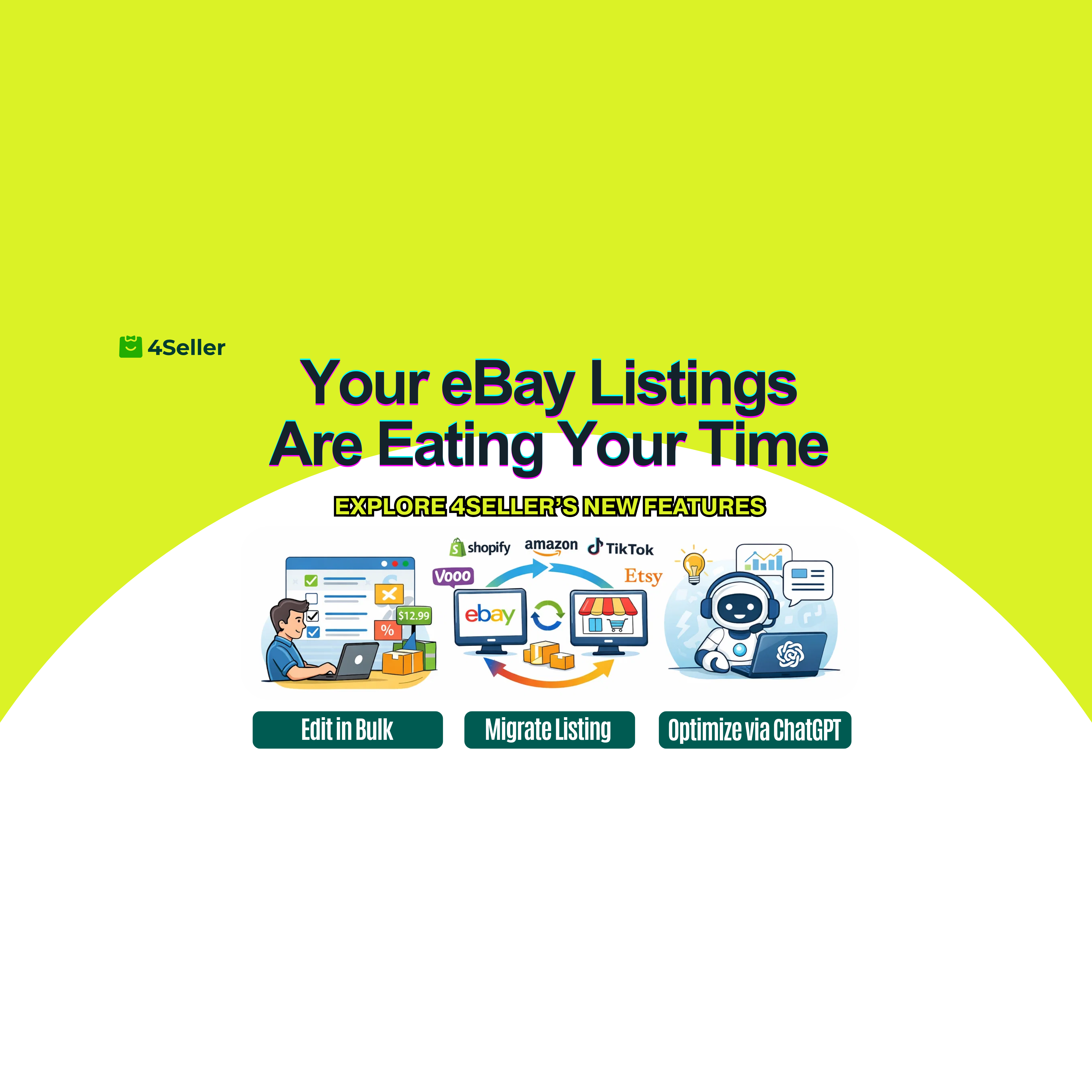 How eBay Sellers Made Listing Management Efficient with Bulk Edits, Product Synchronization, and ChatGPT AI Optimization?