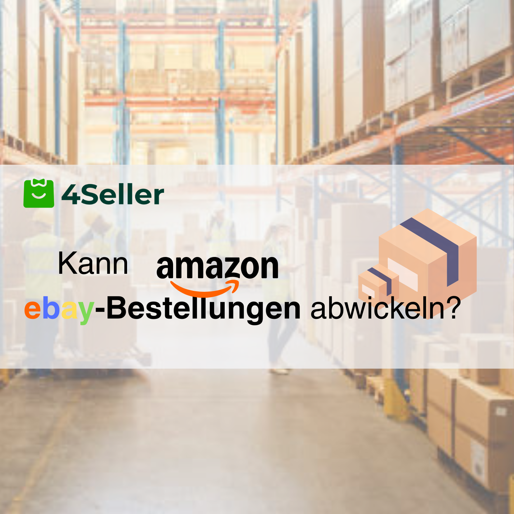Kann Amazon eBay-Bestellungen abwickeln?