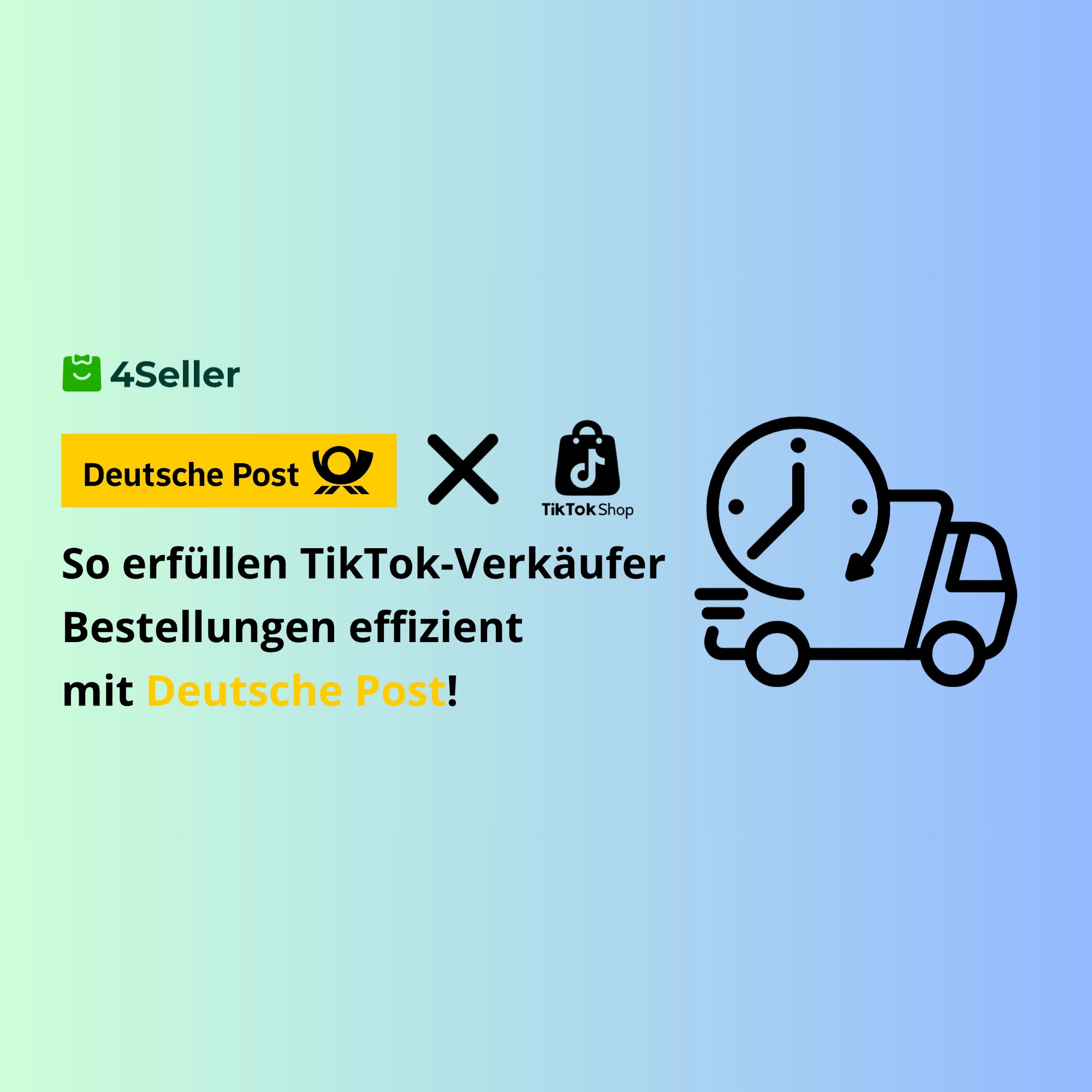 So erfüllen TikTok-Verkäufer Bestellungen effizient mit Deutsche Post!