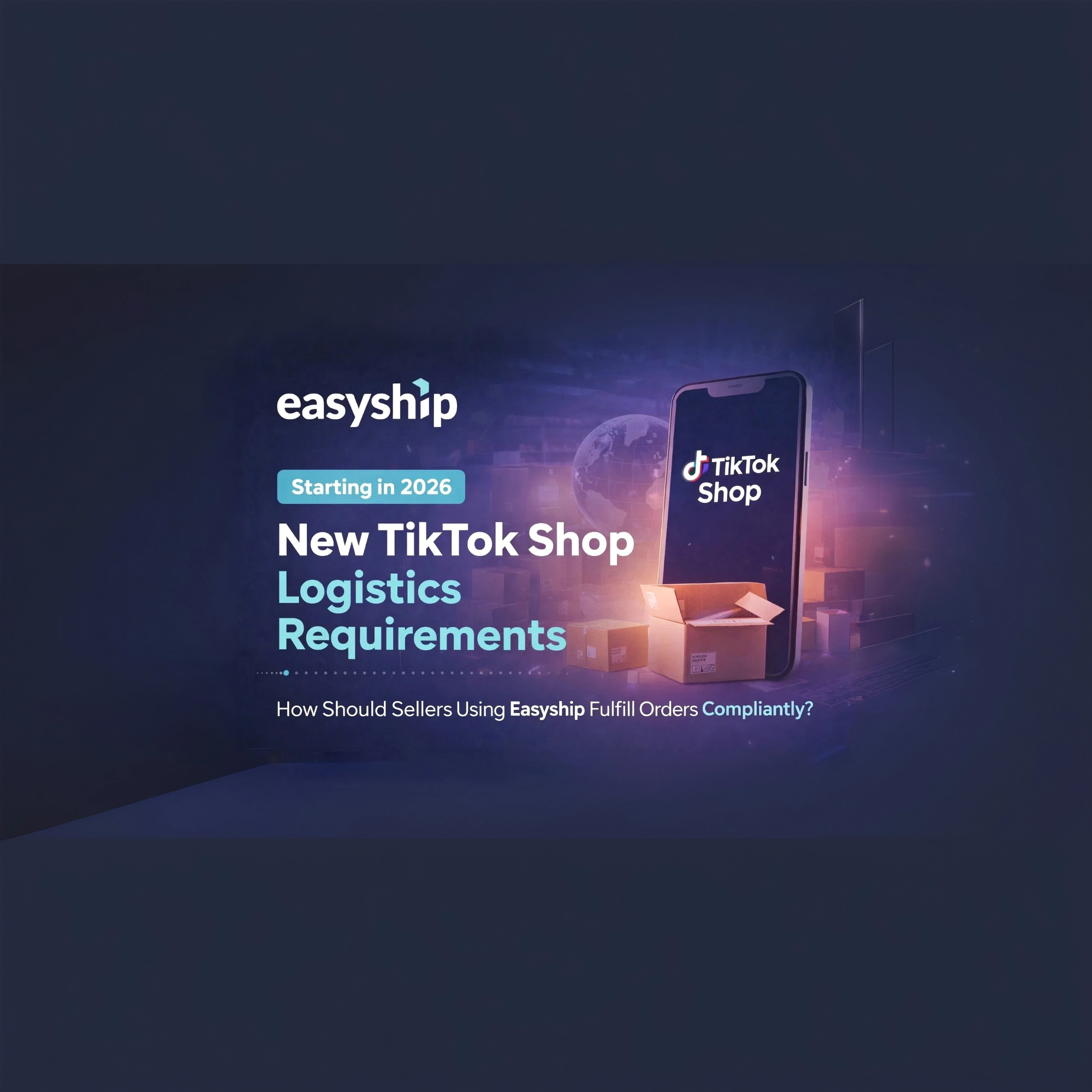 How Should Sellers Using EasyShip Fulfill Orders Compliantly Under 2026 New Requirement of TikTok Shop Logistics Services?