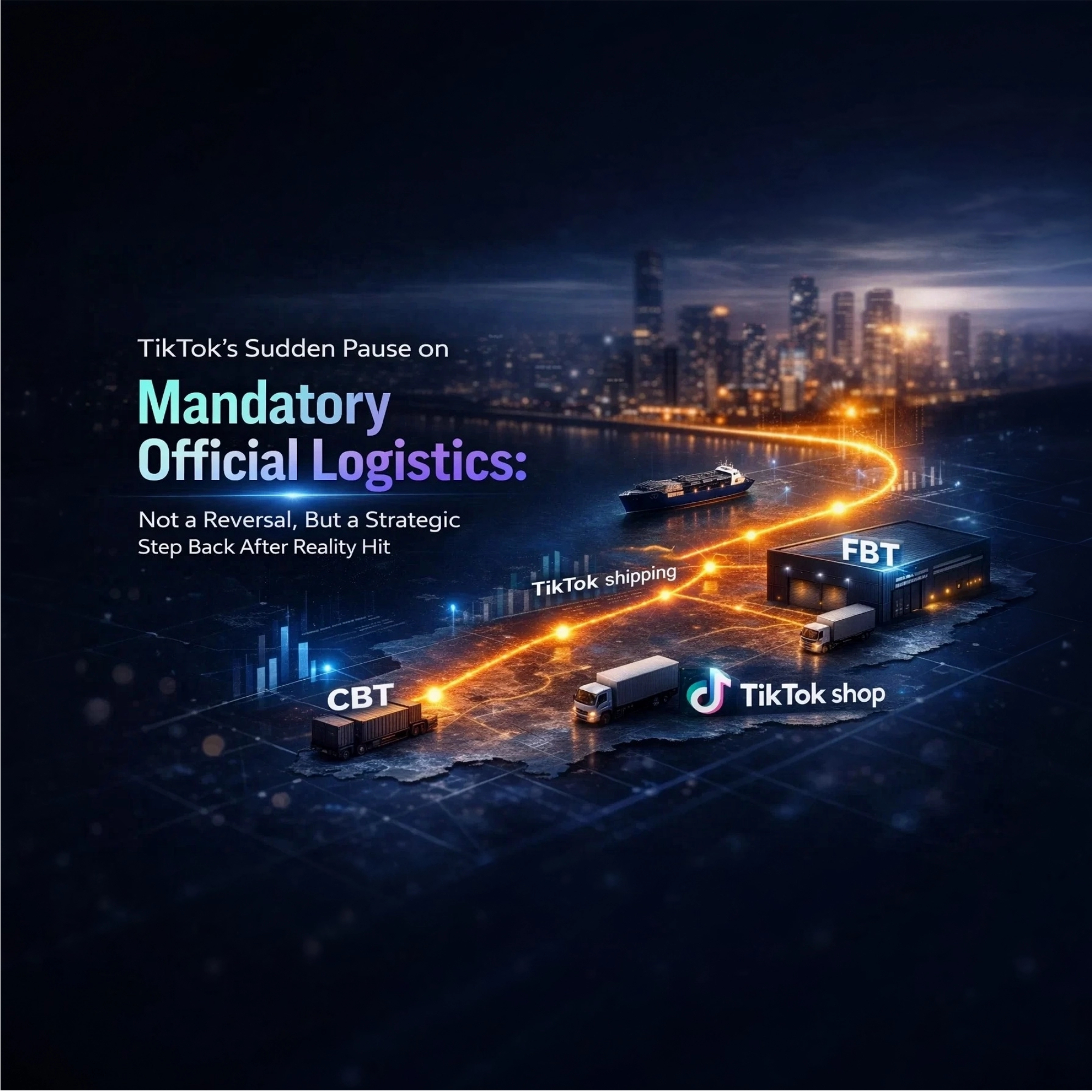 TikTok’s Sudden Pause on Mandatory Official Logistics: Not a Reversal, But a Strategic Step Back After Reality Hit